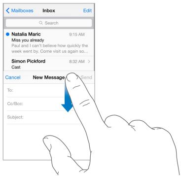 APPLE 6 - Finish a message later - 1