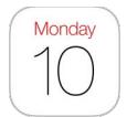 APPLE 6 - Calendar - 1