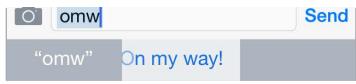 APPLE 6 - Save keystrokes - 1