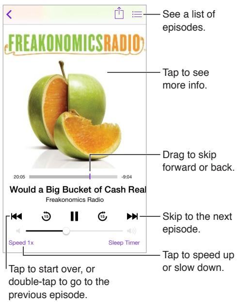 APPLE 6 - Control playback - 1