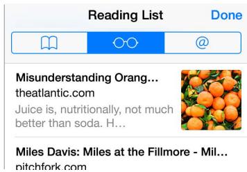 APPLE 6 - Save a reading list for later - 1