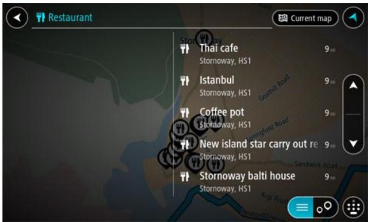 TOMTOM RIDER 400 PREMIUM - Planning a route to a POI using online search - 2