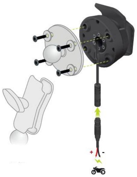 TOMTOM RIDER 400 PREMIUM - Mounting on a motorcycle - 2
