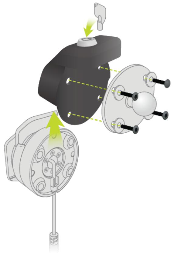TOMTOM RIDER 400 PREMIUM - Using the anti-theft solution - 1