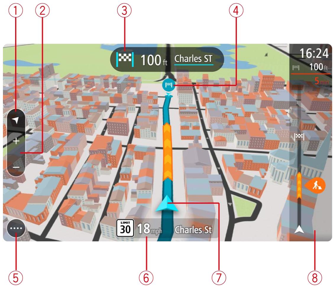TOMTOM RIDER 400 PREMIUM - The guidance view - 1