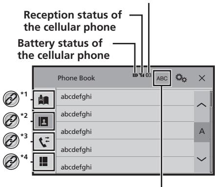 PIONEER AVH-270BT - Bluetooth telephone connected indicator - 1
