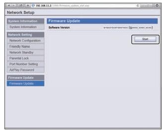 PIONEER VSX 831 - Appuyez sur start. - 1