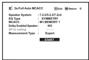 PIONEER VSX 831 - Raccordez le microphone à la prise MCACC SETUP MIC sur le panneau avant. - 2