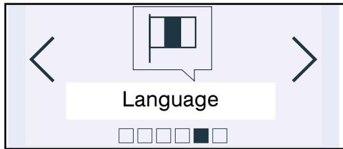 DE DIETRICH DOP1170GX - - Setting the language: - 1