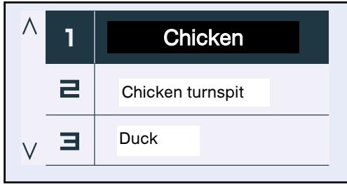 DE DIETRICH DOP1170GX - THE "RECIPE" FUNCTION - 3