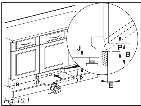 DE DIETRICH DED DOP1140X - - REFITTING THE PLINTH - 1
