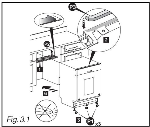 DE DIETRICH DED DOP1140X - EN 2 / INSTALLING YOUR DISHWASHER - 1