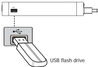 TOSHIBA BDX 2400 - Connecting USB device - 1