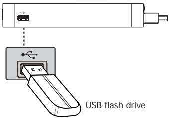 TOSHIBA BDX5400 - Connecting USB device - 1