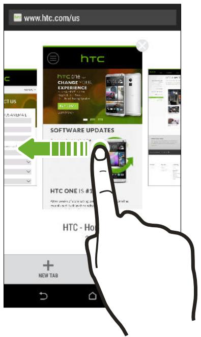 HTC ONE M8 - Using browser tabs - 1