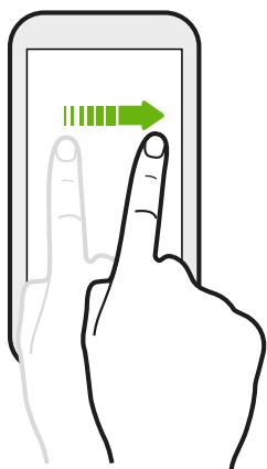 HTC ONE M8 - Swipe or slide - 1