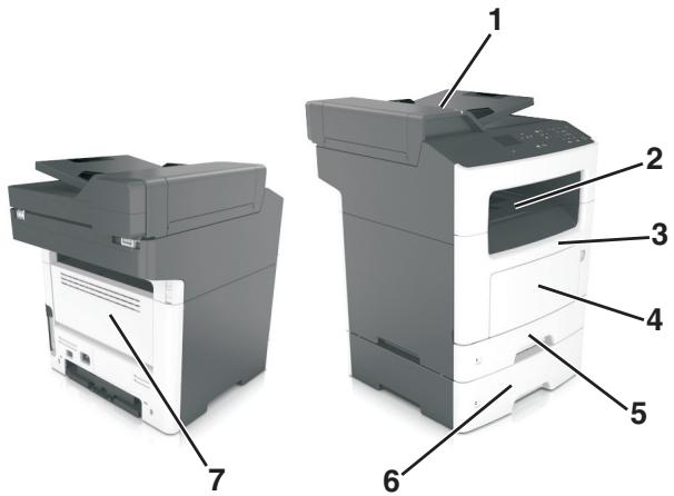 LEXMARK MX410DE - Remarques : - 1