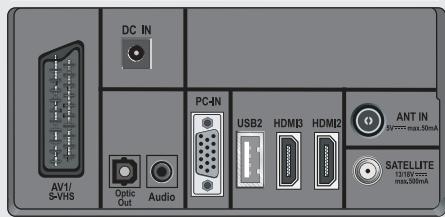 GRUNDIG 32VLE5520BG - Connection options - 2