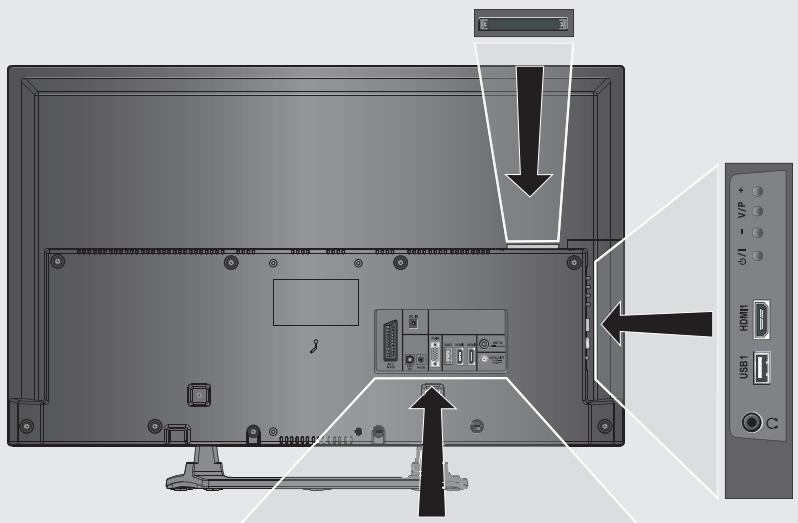 GRUNDIG 32VLE5520BG - Connection options - 1