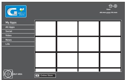 GRUNDIG 39VLE931BH - Selecting applications - 1