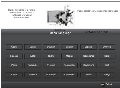 GRUNDIG 48VLE7462 - Arrange Initial set-up - 1