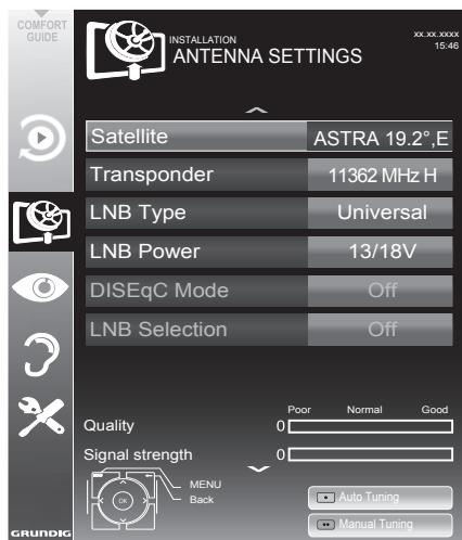 GRUNDIG 55VLE5523BG - Advanced installation - 1