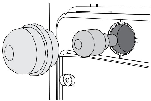 SMEG SINFONIA C92GMX8 - Replacing the light bulb (auxiliary oven) - 1