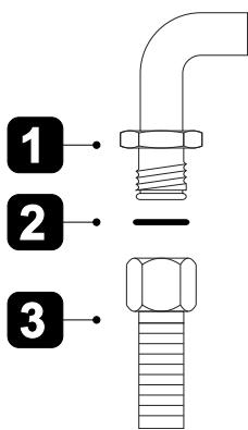 SMEG SINFONIA C92GMX8 - Connection with a flexible steel hose - 3