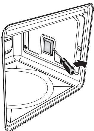 SMEG SINFONIA C92GMX8 - Replacing the light bulb (main oven) - 1