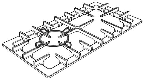 SMEG CG92X9 - Reduction pan stands - 1