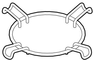 SMEG CG92X9 - WOK Reduction pan stand - 1