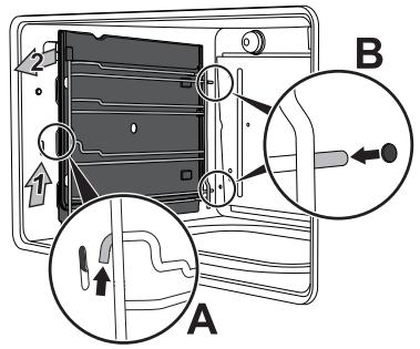 SMEG CG92X9 - Removing racks/trays support frames - 1