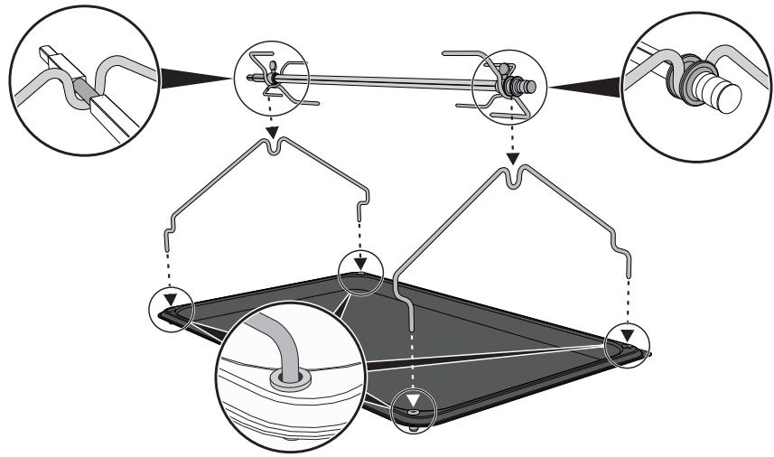 SMEG CSP19-7 - Using the rotisserie rod - 5
