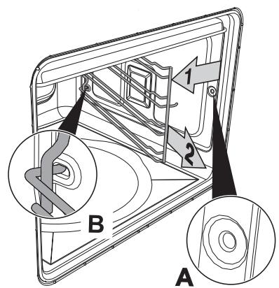 SMEG SCB60MX9 - Removing guide frames (where present) - 1