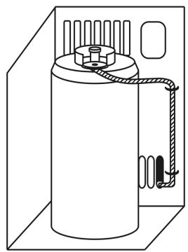 SMEG SCB92MN8 - Connection to the gas bottle inside the compartment in the cooker (on some models only) - 1