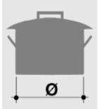 SMEG SCB92MN8 - Diameter of containers (90 cm models) - 1