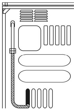 SMEG SCB92MN8 - Connection to the gas bottle inside the compartment in the cooker (on some models only) - 2