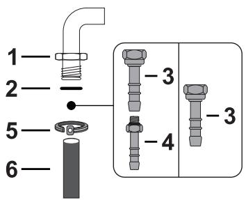 SMEG TR90P - Tilslutning med gummislange - 2