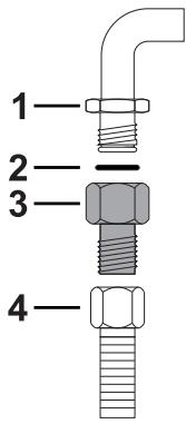 SMEG TR90P - Tilstutning med fleksibelt stålrdr med konisk samlestykke - 1