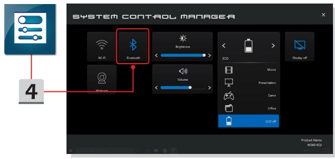 MSI GP62 7RE-414FR LEOPARD PRO - Activer la connexion bluetooth - 4
