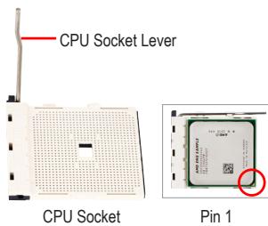 GIGABYTE GA-F2A85XM-D3H - Installing an AMD CPU (skip this step if the motherboard has a built-in CPU) - 1
