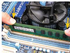 GIGABYTE GA-F2A85XM-D3H - Installazione Del Modulo Di Memoria - 1