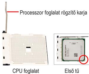 GIGABYTE GA-F2A85XM-D3H - AMD CPU beszerelése (Hagyja ki ezt a lépét, ha az alaplapon beépitett processor van) - 1