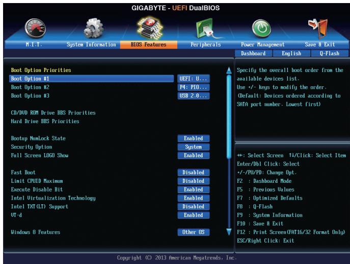 GIGABYTE GA-H81M-S2PV - 2-4 BIOS Features - 1