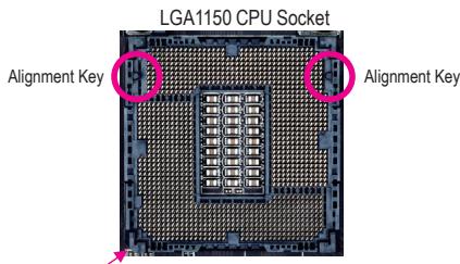 GIGABYTE GA-H81M-S2PV - Installing the CPU - 1