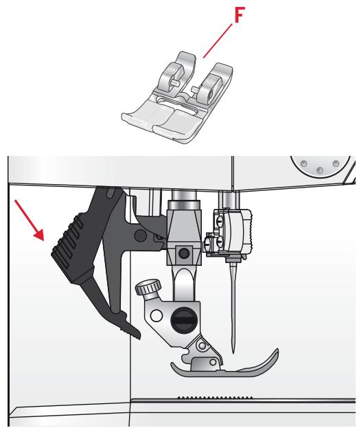 PFAFF PASSPORTÂ™ 2.0 ELECTRONIQUE - Débrayage du système IDT™ - 1