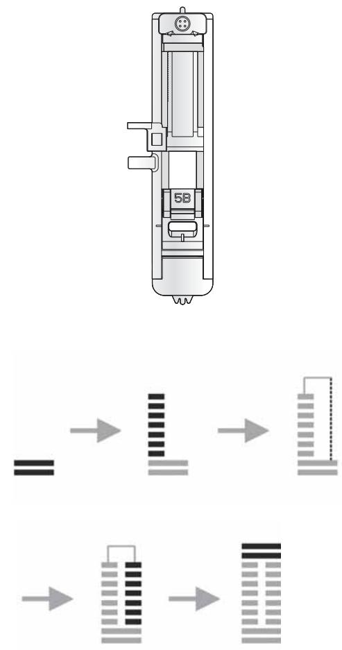 PFAFF PASSPORTÂ™ 2.0 ELECTRONIQUE - Pied pour boutonnière une étape 5B - 1