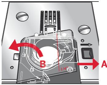 PFAFF PASSPORT™ 2.0 ELECTRONIQUE - Mise en place de la canette - 1