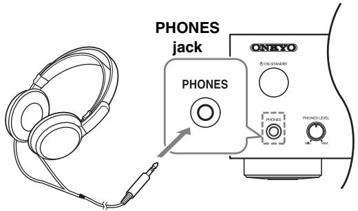 ONKYO C-7070 - Using Headphones - 1