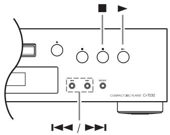 ONKYO C-7070 - Selecting Files in All Folder Mode - 1
